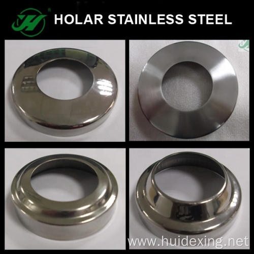 stainless steel base cover for handrail